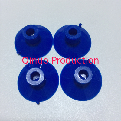 Customized Blue Color 30mm diameter vertical hole suction cups