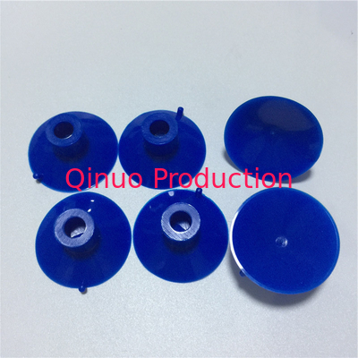 Customized Blue Color 30mm diameter vertical hole suction cups
