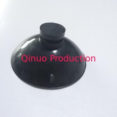Customized 60mm NR silicone black mushroom head rubber suction cups