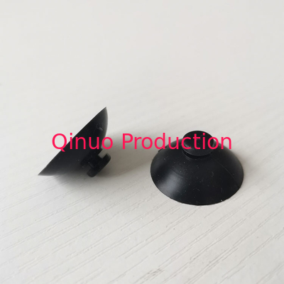 Customized 25mm Black Silicone rubber mushroom head suction cups