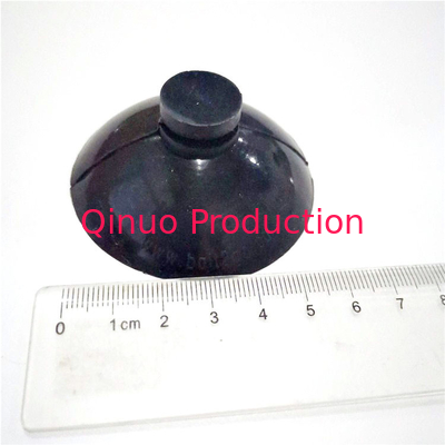 SHQN factory directly service custom made black silicone rubber suction cups 60mm