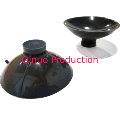 SHQN factory directly service custom made black silicone rubber suction cups 60mm