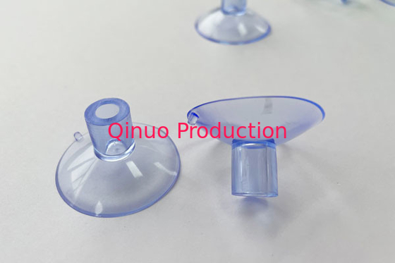 35mm mushroom head suction cups vertical hole plastic suction cups with little tab